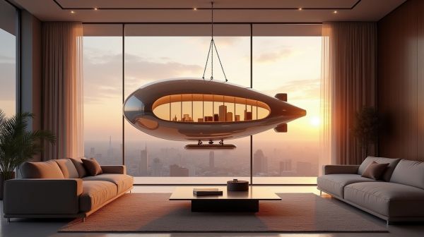 Amplifier l'esthétique de votre espace avec un dirigeable intérieur